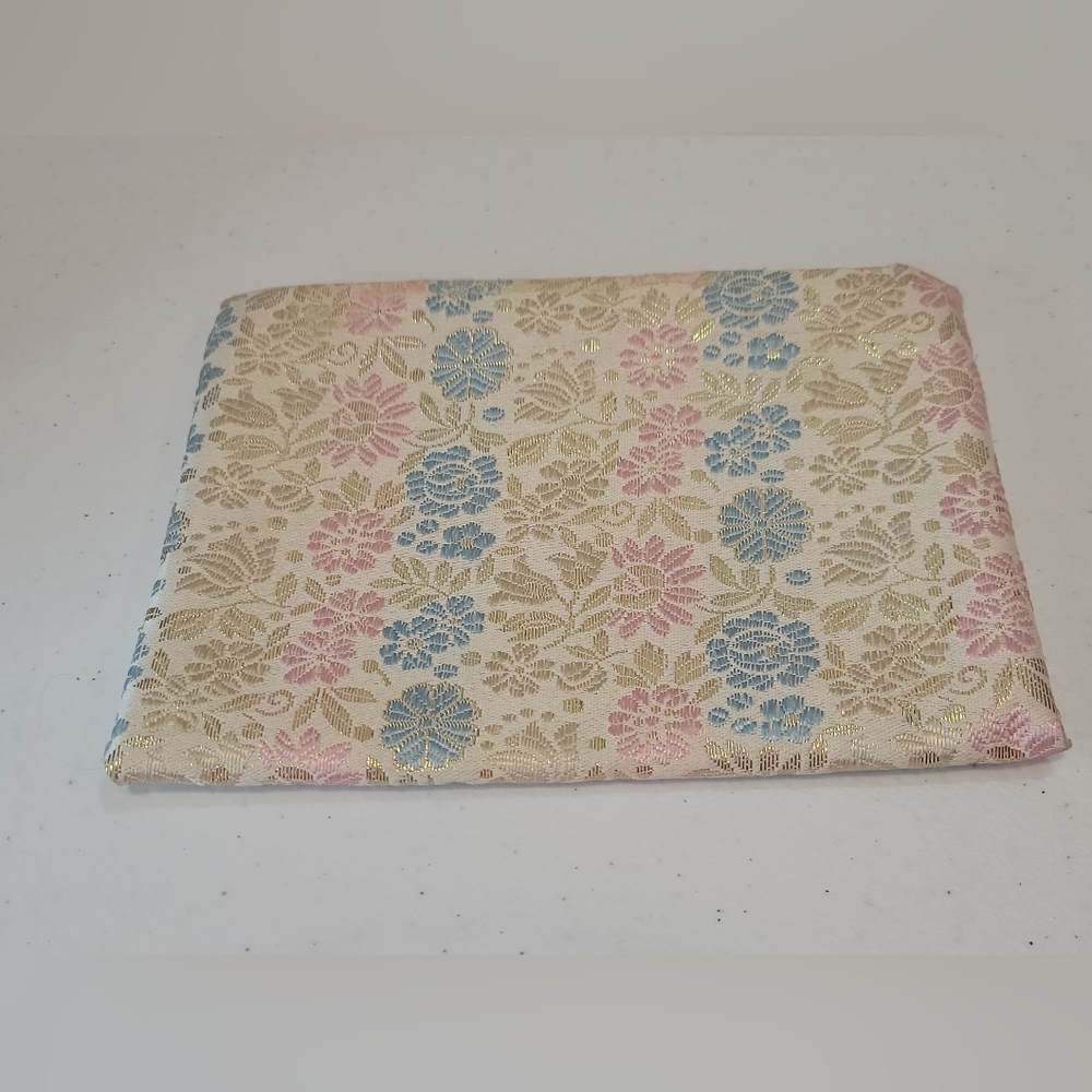 Flowered Makeup Bag